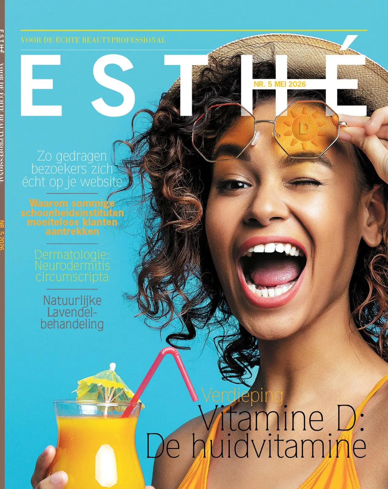 Anja Marra in Esthe vakblad cover magazine